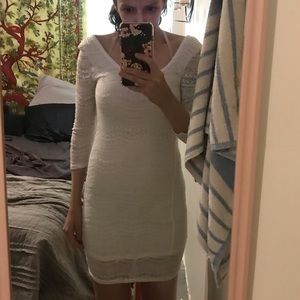 Cotton On White Lace Bodycon Dress